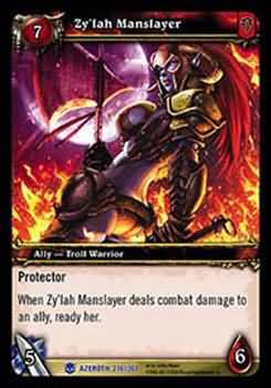 Zy lah Manslayer 276 361 Rare WoW Heroes of Azeroth Zy lah Manslayer 276 361 Rare WoW Heroes of Azeroth