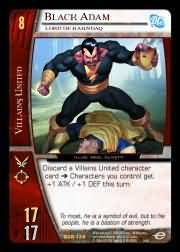 Black Adam Teth Adam DCR 123 Common Black Adam Teth Adam DCR 123 Common