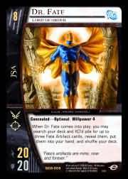 Dr Fate Lord of Order DCR 009 Rare Dr Fate Lord of Order DCR 009 Rare