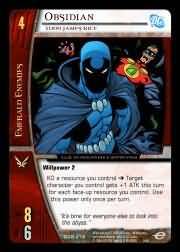 Obsidian Todd James Rice DCR 216 Uncommon Obsidian Todd James Rice DCR 216 Uncommon