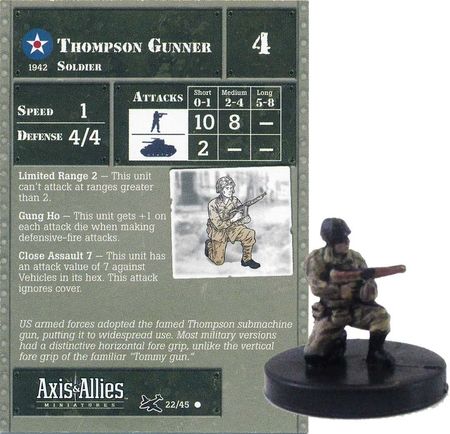 #39 Azad Hind Fauj Infantrymen Axis /& Allies Reserves