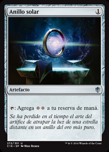 Anillo solar 272 351 Commander 2016 Spanish Commander 2016 Spanish Singles Anillo solar 272 351 Commander 2016 Spanish Commander 2016 Spanish Singles