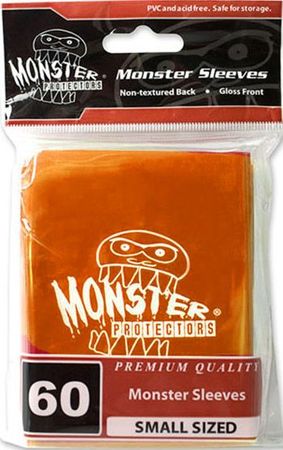 Monster Orange 60ct Small Sized Sleeves MSL SGA ORA Sleeves Monster Orange 60ct Small Sized Sleeves MSL SGA ORA Sleeves