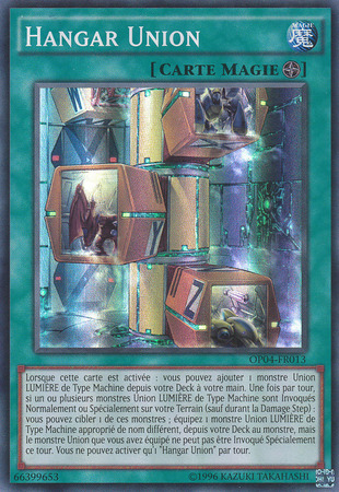 Hangar Union OP04 FR013 Super Rare French Yugioh Cards Hangar Union OP04 FR013 Super Rare French Yugioh Cards