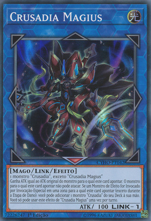 Crusadia Magius CYHO PT042 Super Rare 1st Edition Crusadia Magius CYHO PT042 Super Rare 1st Edition