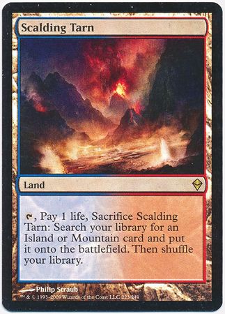 Scalding Tarn Foil Heavily Played 20885 Zendikar Zendikar Foil Singles Scalding Tarn Foil Heavily Played 20885 Zendikar Zendikar Foil Singles