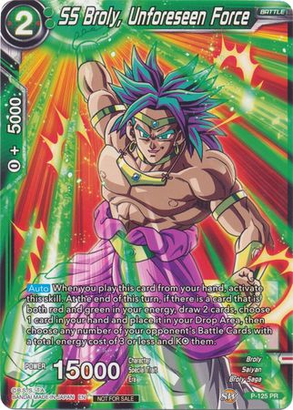 SS Broly Unforeseen Force P 125 Promo SS Broly Unforeseen Force P 125 Promo