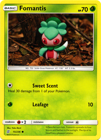 Fomantis 15 236 Common Sun Moon Unified Minds Singles Fomantis 15 236 Common Sun Moon Unified Minds Singles