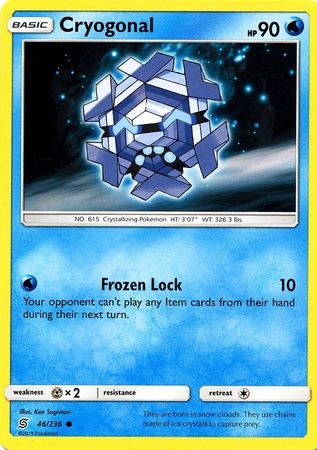 Cryogonal 46 236 Common Sun Moon Unified Minds Singles Cryogonal 46 236 Common Sun Moon Unified Minds Singles