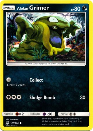 Alolan Grimer 127 236 Common Sun Moon Unified Minds Singles Alolan Grimer 127 236 Common Sun Moon Unified Minds Singles