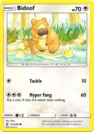 Bidoof - 171/236 - Common