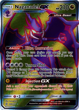 Pokemon Complete Deck - Psychic Ultra Beast - Nihilego GX, Naganadel GX,  Malamar