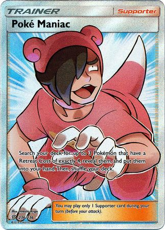 Details about  / Poke Maniac 204//236 Pokemon SM Unified Minds Card NM Uncommon Trainer
