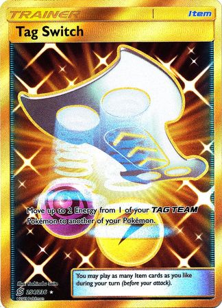 Tag Switch Full Art Item 254/236 Unified Minds Pokemon Card TCG Online Digital 