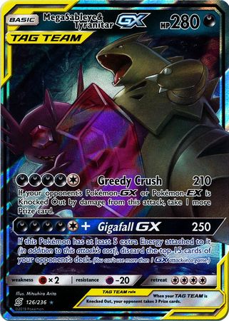 Mega Sableye Tyranitar Gx Pokemon Trollandtoad