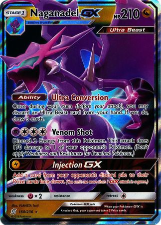 TCG GX Ultra Shiny - #52 Naganadel GX