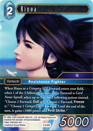 Rinoa 9 038R Rare Rinoa 9 038R Rare