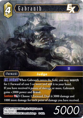 Gabranth 9 063L Legend Gabranth 9 063L Legend