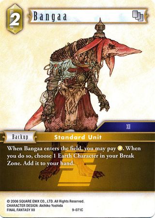 Bangaa 9 071C Common Opus IX Collection Singles Bangaa 9 071C Common Opus IX Collection Singles