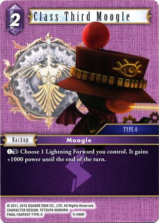 Class Third Moogle 9 096R Rare Opus IX Collection Singles Class Third Moogle 9 096R Rare Opus IX Collection Singles