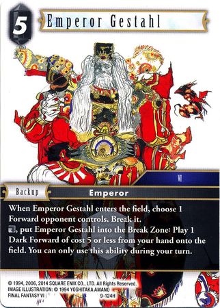 Emperor Gestahl 9 124H Hero Emperor Gestahl 9 124H Hero