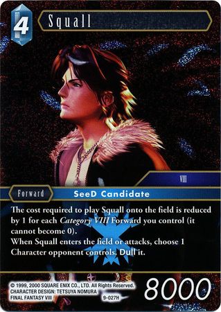 Squall 9 027H Hero Foil Squall 9 027H Hero Foil