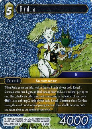 Rydia 9 077L Legend Foil Rydia 9 077L Legend Foil