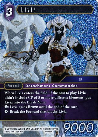Livia 9 099R Rare Foil Opus IX Collection Foil Singles Livia 9 099R Rare Foil Opus IX Collection Foil Singles