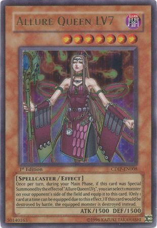 Allure Queen LV7 CDIP EN008 Ultra Rare 1st Edition Allure Queen LV7 CDIP EN008 Ultra Rare 1st Edition