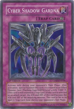 Cyber Shadow Gardna CDIP EN058 Super Rare 1st Edition Cyberdark Impact CDIP 1st Edition Singles Cyber Shadow Gardna CDIP EN058 Super Rare 1st Edition Cyberdark Impact CDIP 1st Edition Singles