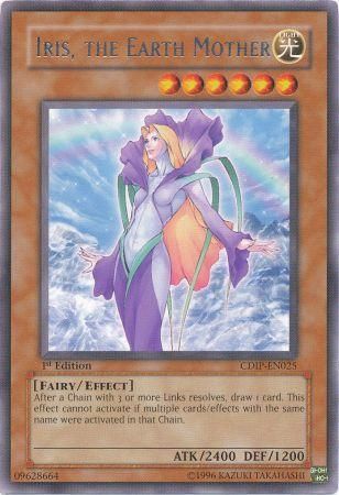 Iris the Earth Mother CDIP EN025 Rare 1st Edition Cyberdark Impact CDIP 1st Edition Singles Iris the Earth Mother CDIP EN025 Rare 1st Edition Cyberdark Impact CDIP 1st Edition Singles