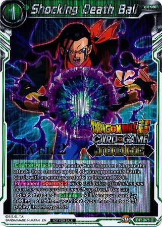 Shocking Death Ball BT5 075 Foil Level 2 Judge Promo Shocking Death Ball BT5 075 Foil Level 2 Judge Promo