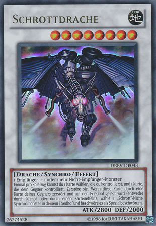 Schrottdrache DREV DE043 Ultra Rare German Yugioh Cards Schrottdrache DREV DE043 Ultra Rare German Yugioh Cards