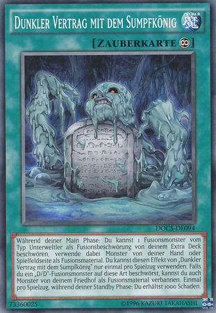 Dunkler Vertrag mit dem Sumpfkonig DOCS DE094 Common German Yugioh Cards Dunkler Vertrag mit dem Sumpfkonig DOCS DE094 Common German Yugioh Cards