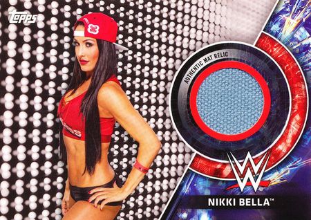 Nikki Bella 039 199 Royal Rumble 2018 Mat Relic WWE Topps Nikki Bella 039 199 Royal Rumble 2018 Mat Relic WWE Topps