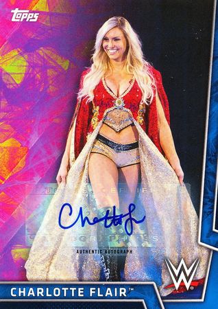 Charlotte Flair 02 25 WWE 2018 Signed Charlotte Flair 02 25 WWE 2018 Signed