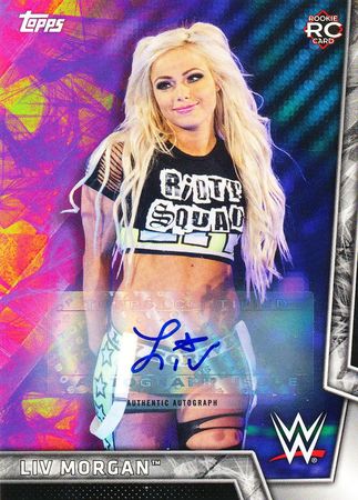 Liv Morgan 111 199 WWE 2018 Signed WWE Topps Liv Morgan 111 199 WWE 2018 Signed WWE Topps