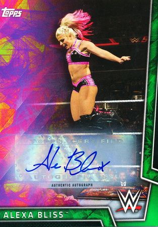Alexa Bliss 139 150 WWE 2018 Signed WWE Topps Alexa Bliss 139 150 WWE 2018 Signed WWE Topps
