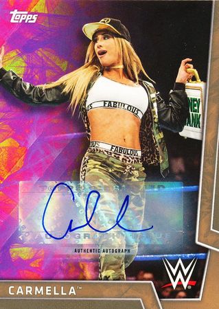 Carmella 19 75 WWE 2018 Signed Carmella 19 75 WWE 2018 Signed