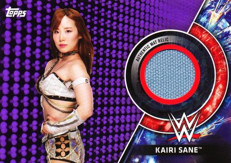 Kairi Sane 24 99 Royal Rumble 2018 Mat Relic WWE Topps Kairi Sane 24 99 Royal Rumble 2018 Mat Relic WWE Topps