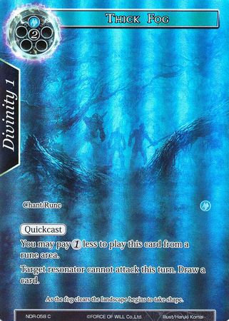 Thick Fog NDR 058 Common Foil Full Art Force of Will New Dawn Rises Thick Fog NDR 058 Common Foil Full Art Force of Will New Dawn Rises