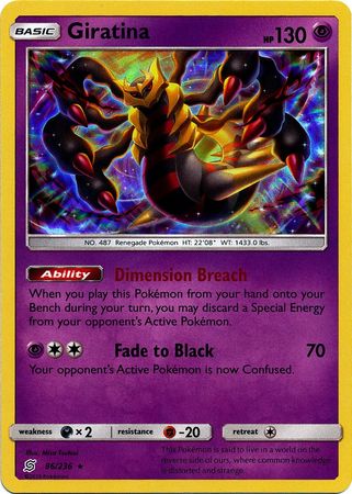 Giratina Sun Moon Unified Minds Pokemon Trollandtoad