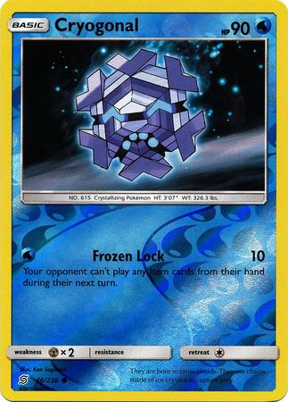 Cryogonal - 46/236 - Common Reverse Holo