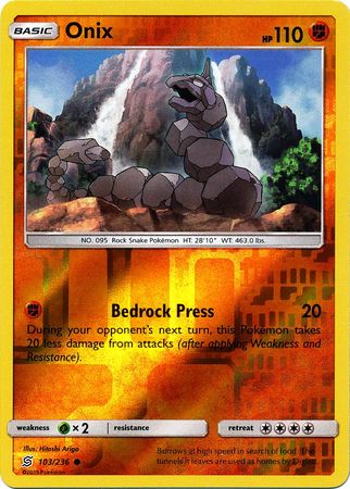Onix · Unified Minds (UNM) #103 ‹ PkmnCards in 2023