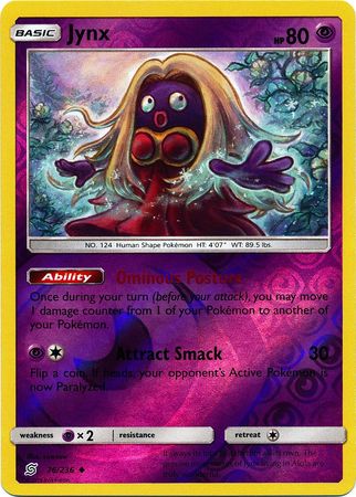 Jynx 76 236 Uncommon Reverse Holo Jynx 76 236 Uncommon Reverse Holo