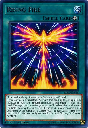Rising Fire RIRA EN053 Rare 1st Edition Rising Rampage RIRA 1st Edition Singles Rising Fire RIRA EN053 Rare 1st Edition Rising Rampage RIRA 1st Edition Singles