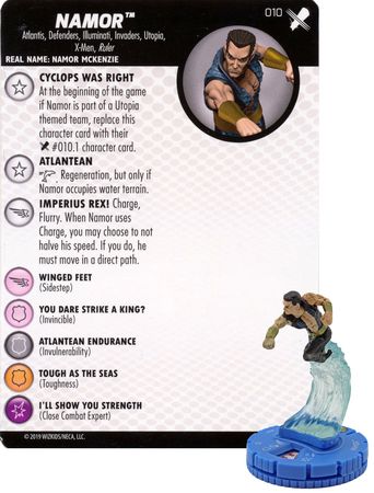 Namor 010 X Men Regenesis Marvel Heroclix Namor 010 X Men Regenesis Marvel Heroclix