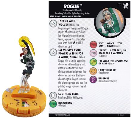 Rogue 011 X Men Regenesis Marvel Heroclix Rogue 011 X Men Regenesis Marvel Heroclix