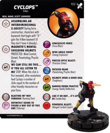 Cyclops 102 X Men Regenesis Marvel Heroclix Cyclops 102 X Men Regenesis Marvel Heroclix
