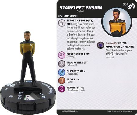 Starfleet Ensign 004 Star Trek The Next Generation HeroClix Star Trek Away Team The Next Generation Resistance is Futile Gravity Feed Singles Starfleet Ensign 004 Star Trek The Next Generation HeroClix Star Trek Away Team The Next Generation Resistance is Futile Gravity Feed Singles